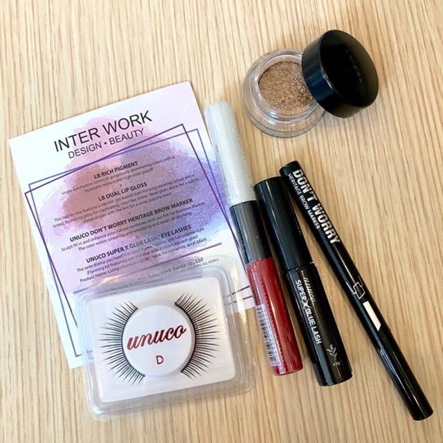 Korean Makeup Set Cream Eyeshadow Eyebrow Lipgloss Liptint Eyelash bulu mata palsu lem bulu mata