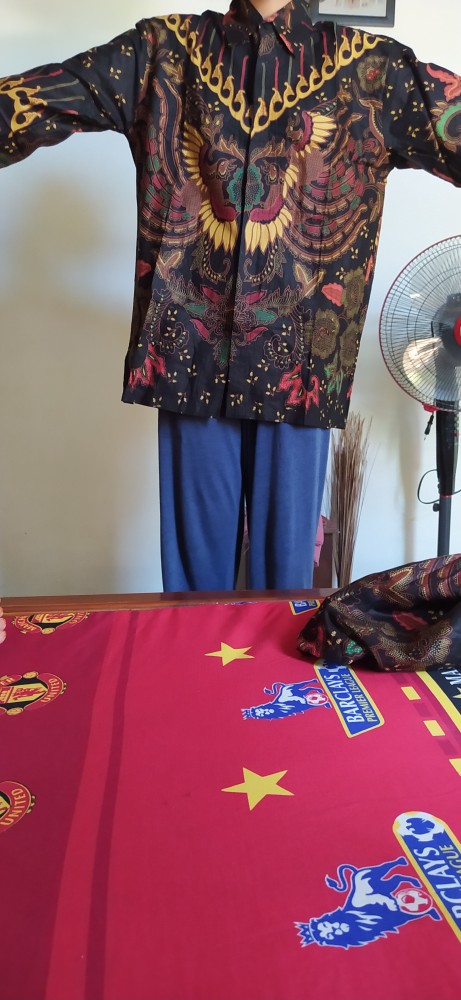 Batik Couple Keluarga Sania Ruffle Ori Ndoro Jowi Dnt Motif Kupu