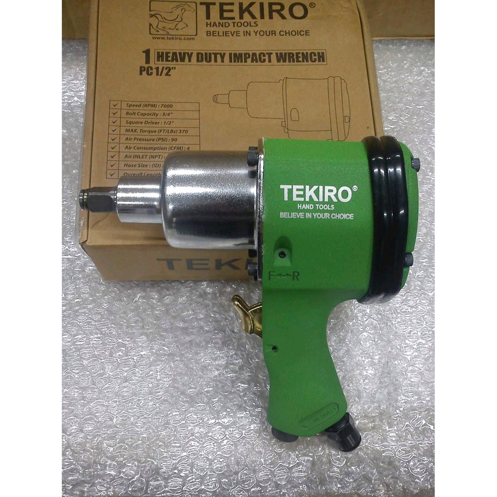 Air Impact Impact Angin Merk Tekiro Setengah Inch Warna Hijau Impact Tekiro