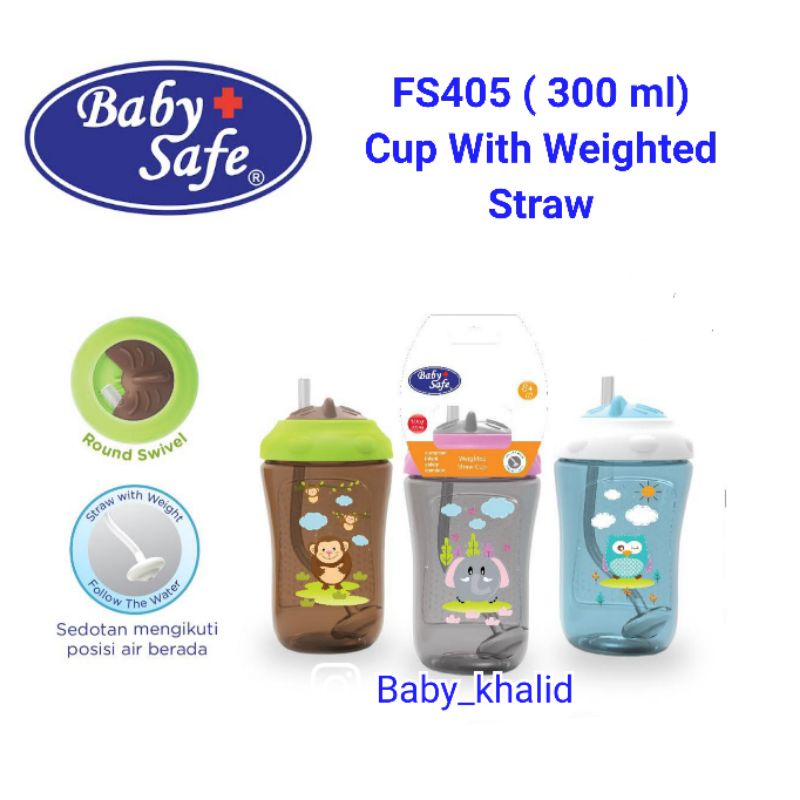 Baby Safe FS405 Cup With Weighted Straw 300ml