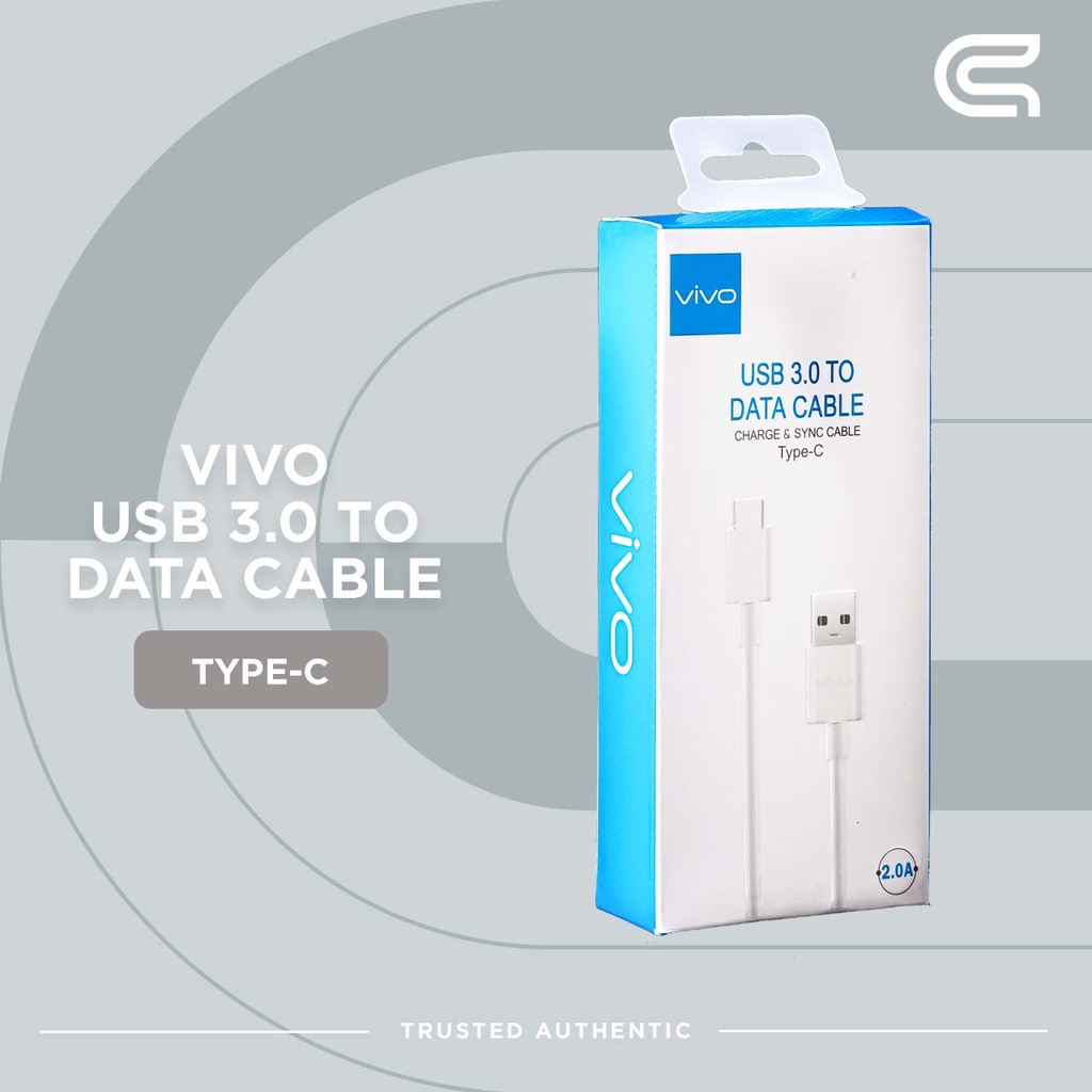 KABEL CHARGER VIVO TYPE C  ORIGINAL - VIVO TYPE C CABLE ORIGINAL