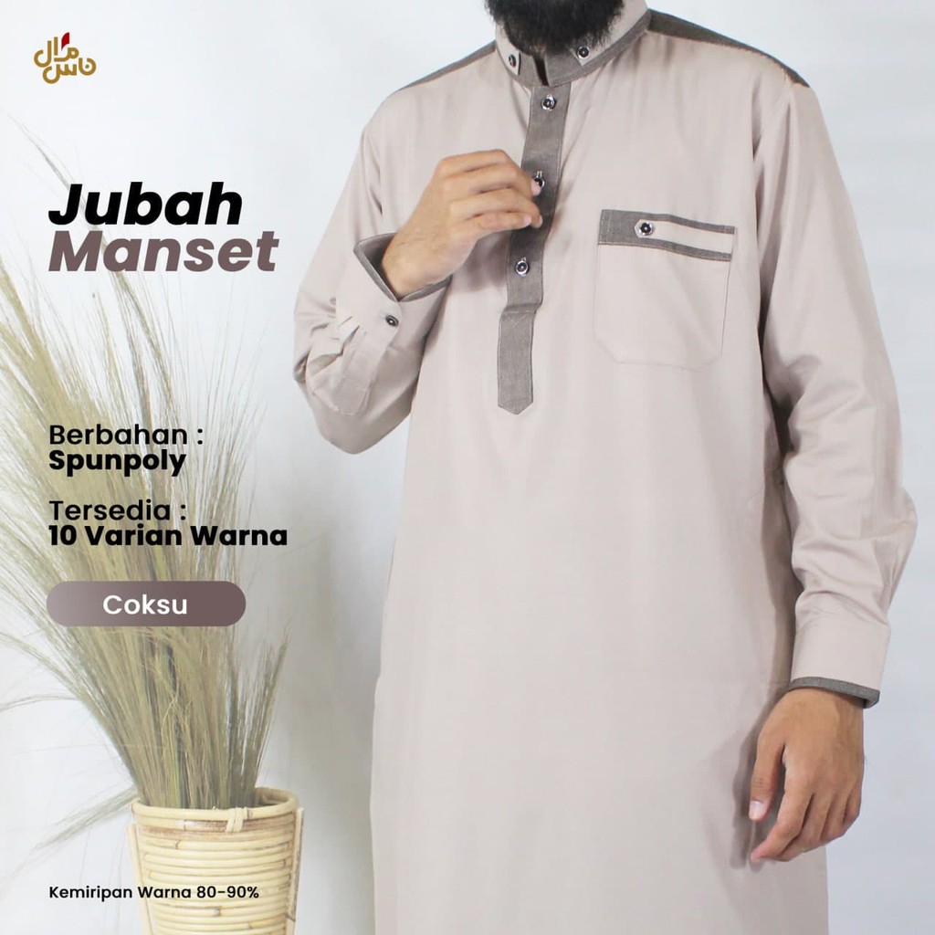 Jubah Pria Jumbo Big Size XXXL 3XL MODEL MANSET BEST SELLER