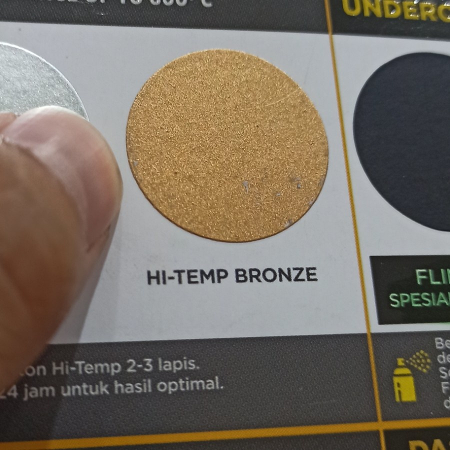 DITON HI TEMP BRONZE Perunggu Cat Semprot Pilox Pylox Tahan Panas