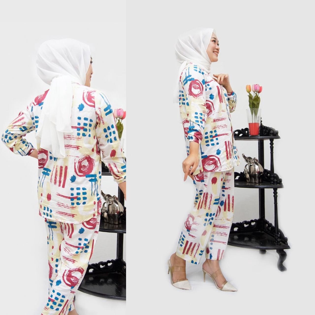 ZAHRA - Setelan Wanita MULAN SET Tie dye