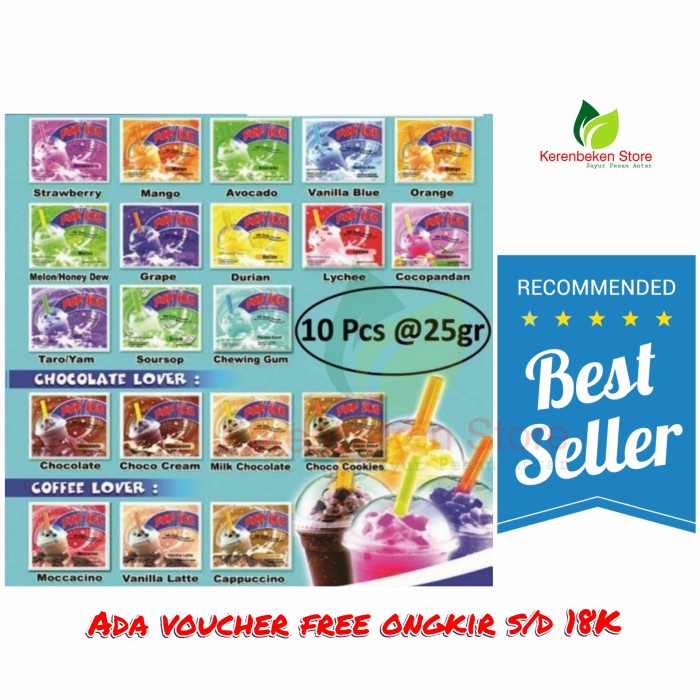 

pop ice per renceng all variant