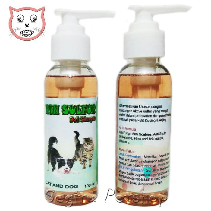 Shampo Kucing Wangi Win Sulfur Repack 100 ML