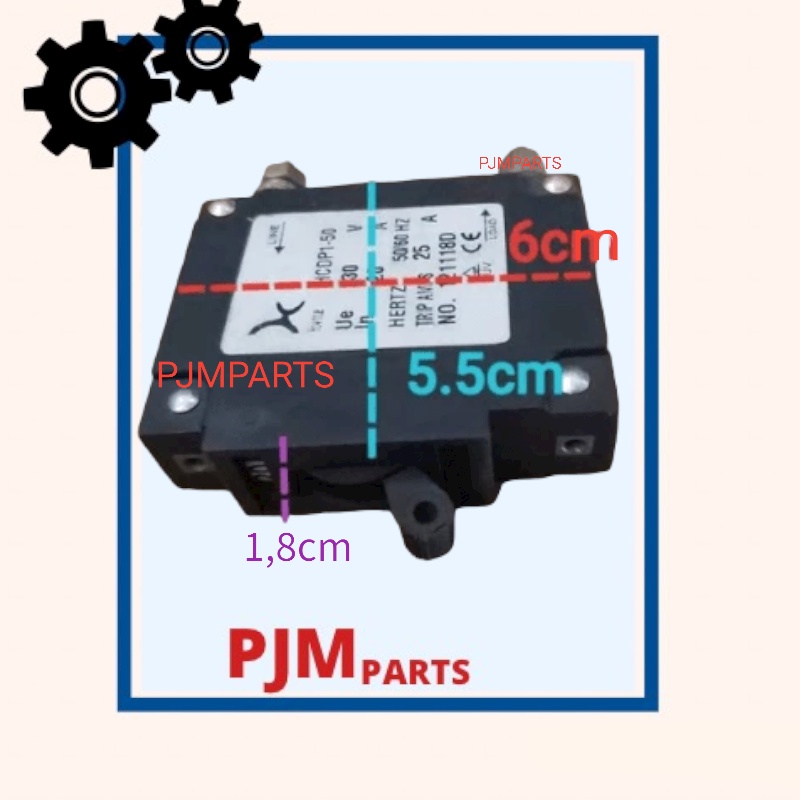 MCB mesin Genset Circuit breaker overload protector Mesin genset