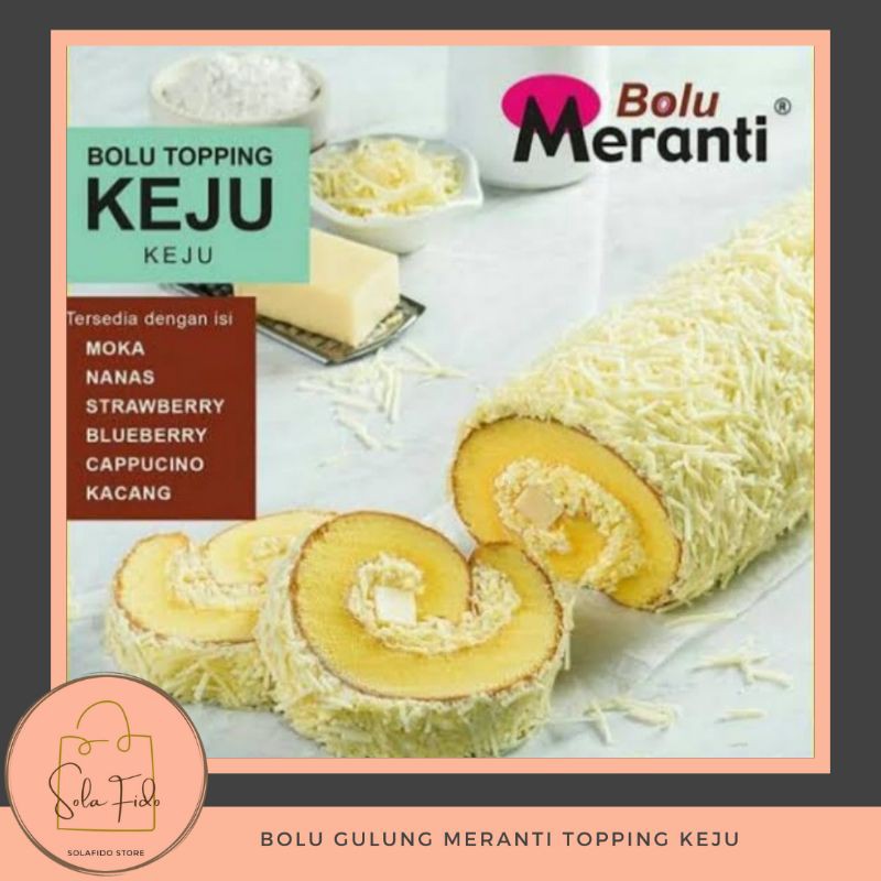 

Bolu Meranti - Bolu Gulung Meranti Topping Keju