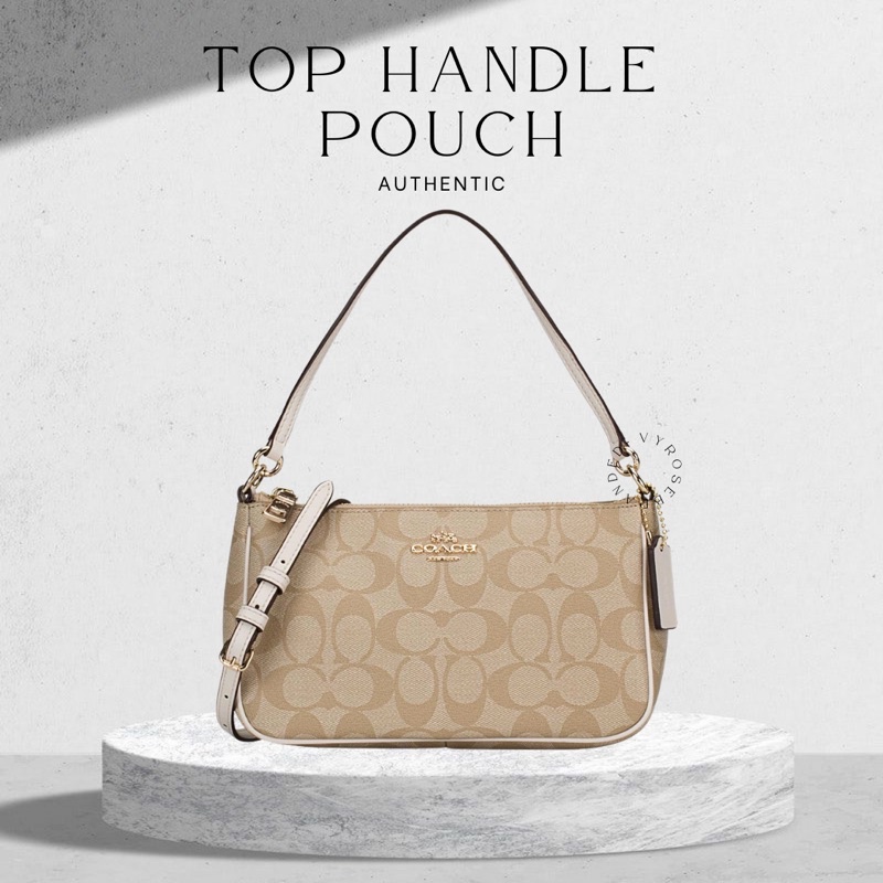 Coach Top Handle Pouch