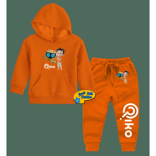 Setelan Anak Riko The Series Sweater Hoodie Anak Riko The Series Jooger Set Anak Riko