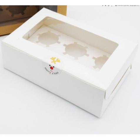 

kotak box samson hadiah gift bubble wrap kantong putih cupcake isi 6
