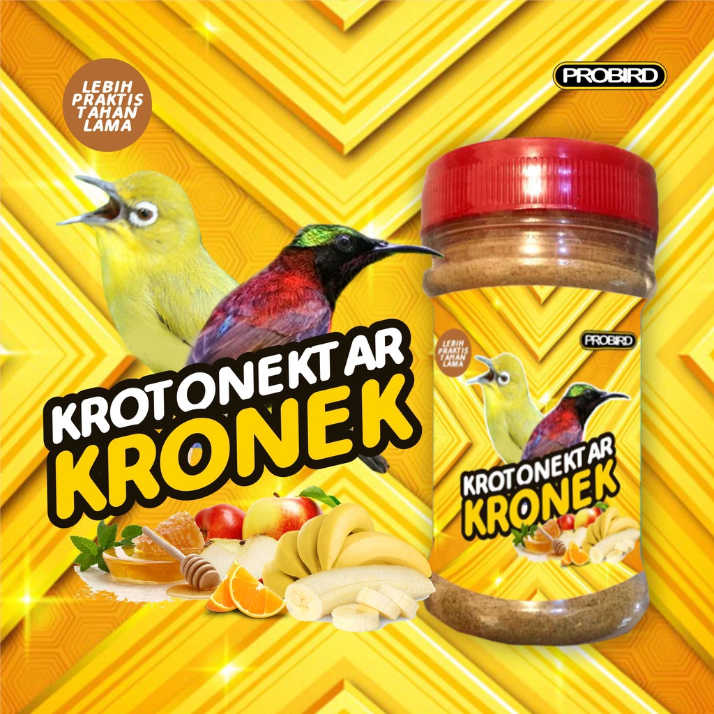 PAKAN BURUNG KROTO NEKTAR PROBIRD SPESIAL KOLIBRI & PLECI JADI GACOR