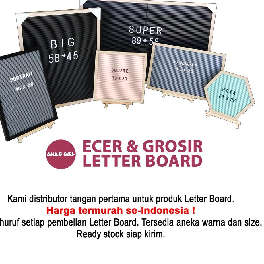 

[PRODUK 76W] [] Papan Nama Bayi / Letter Board Kekinian SmileGirl 40x28 7CP