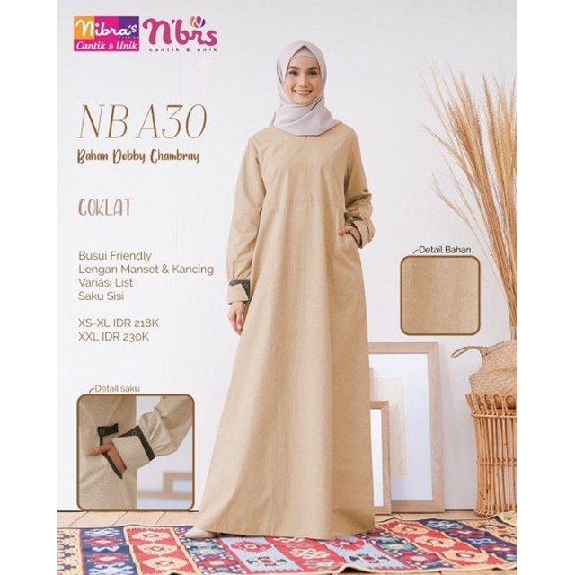 NIBRAS NB A30 GAMIS DEWASA