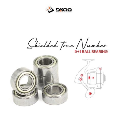 Reel Daido ARES / DYNAMITE / PHOENIX Series (5+1 Ball Bearing)