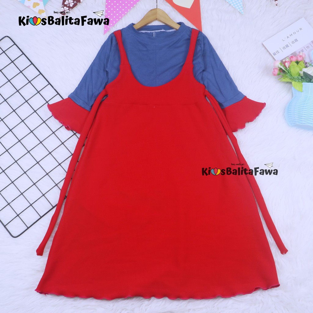 Gamis Aisyah uk 6-7 Tahun / Long Dres Baju Ngaji Anak Perempuan Murah Adem Gamis Lebaran [EXPORT]