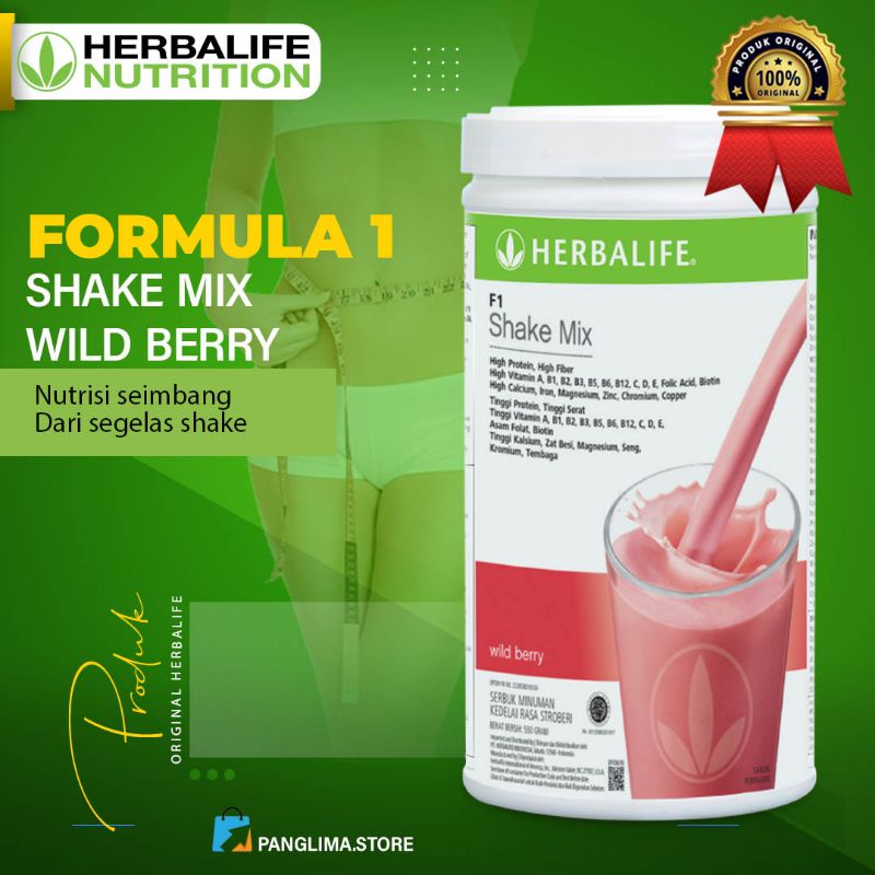 ❤️P5❤️[TERMURAH][BARCODE UTUH]SHAKE HERBALIFE/SHAKE BERRY/HERBALIFE NUTRISI/MINUMAN NUTRISI/MINUMAN 