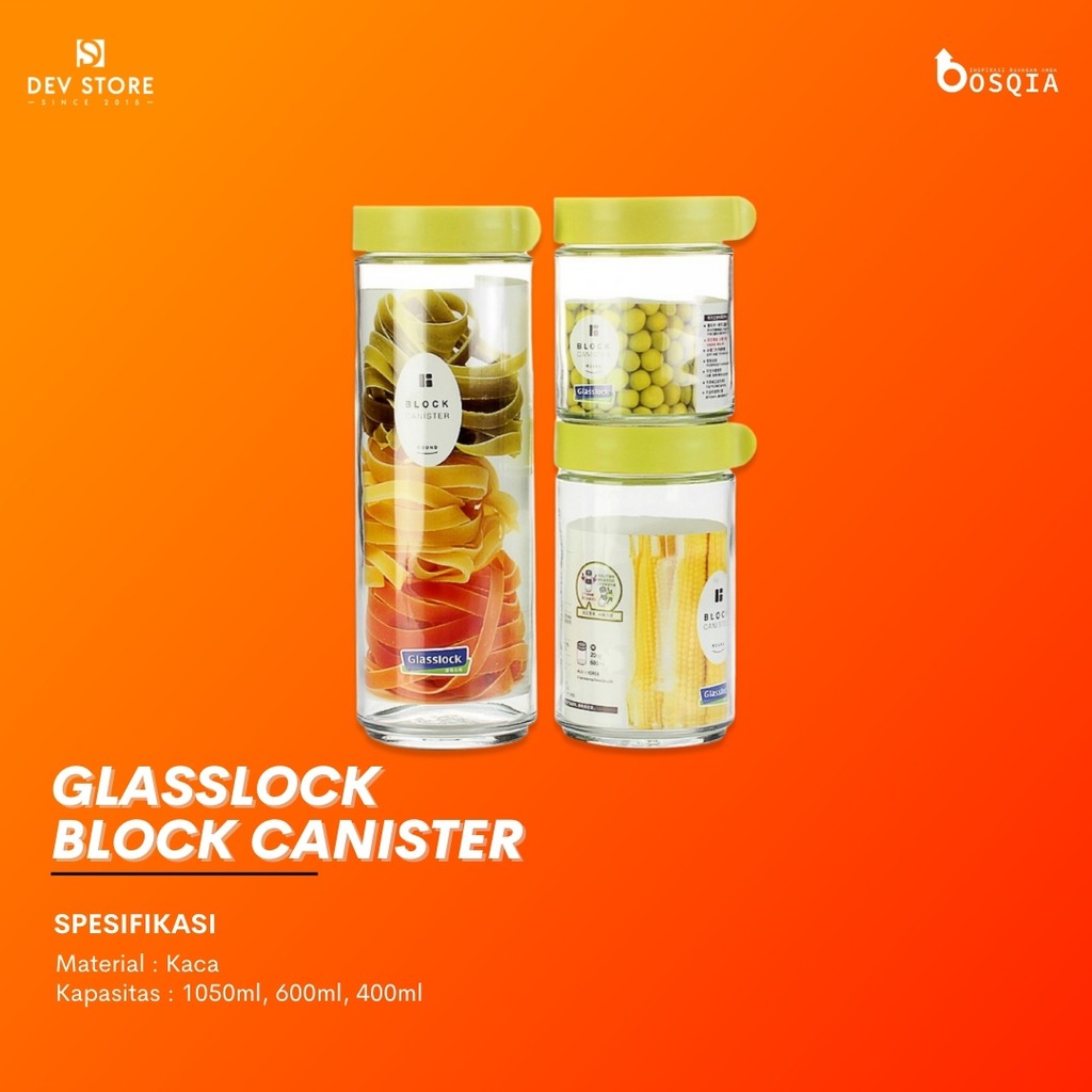 Glasslock Block Canister