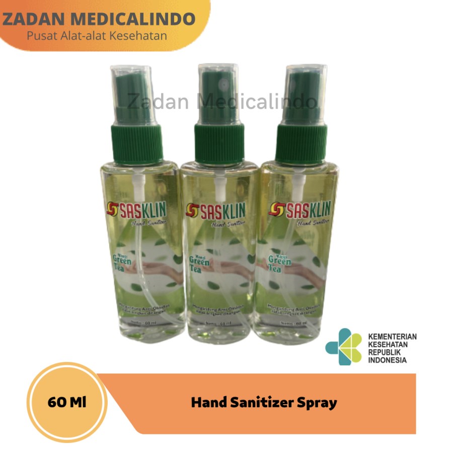 Sasklin hand sanitizer spray 60 ml