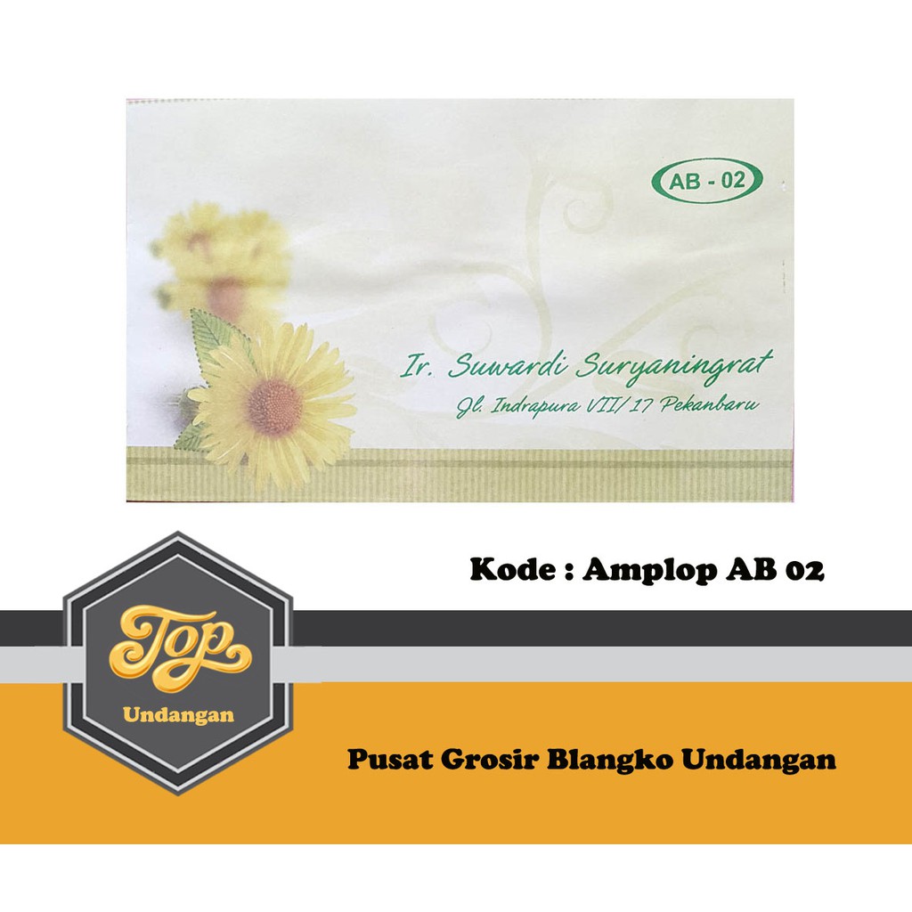 

Amplop Falah AB 02 Harga Murah isi 50 Tanpa Cetak Tulisan