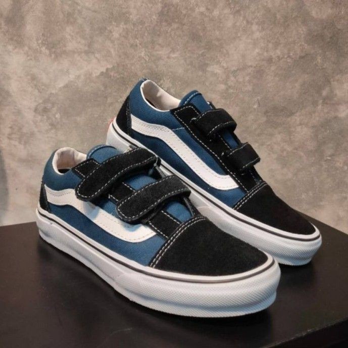 Vans Oldskool Velcro Navy Blue ( KIDS )