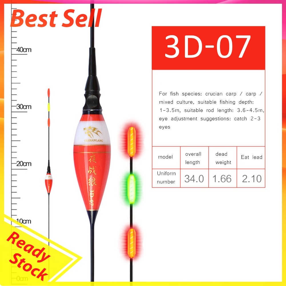 Electric Fishing Floats Bobber Big Carp Rock High Sensitivity Luminous Buoy