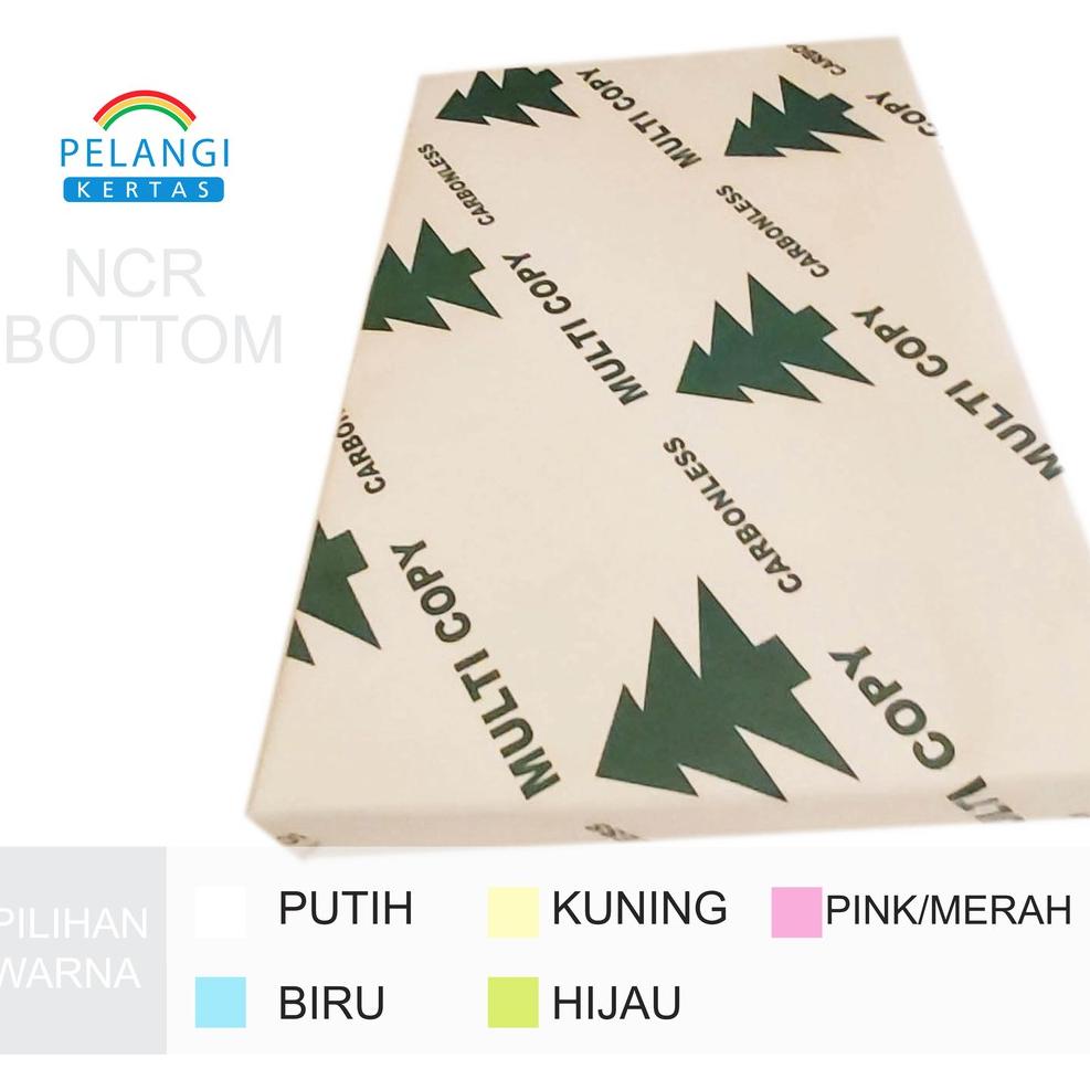 

[PRODUK VC8ZR] Kertas NCR F4 Multicopy Bottom Sheet Bagian Bawah 500 Lembar QMK
