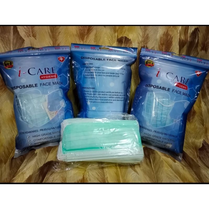 i care pouch 50pc warna embos