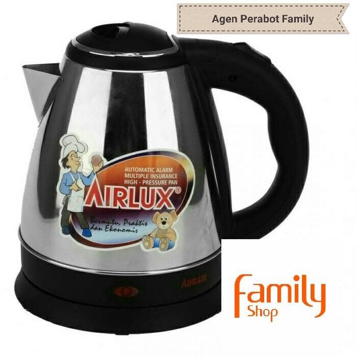 TEKO / ESKAN LISTRIK AIRLUX / ELECTRIC KETTLE AIR LUX STAINLESS STEEL
