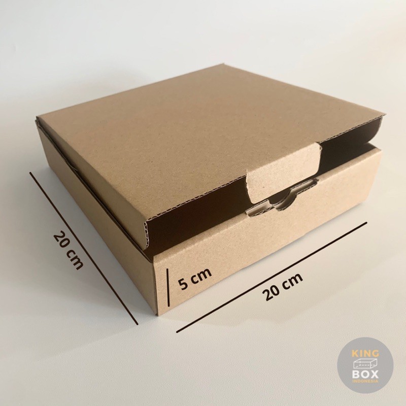 

Kardus Karton Packaging Box 20 x 20 x 5 cm - Die Cut