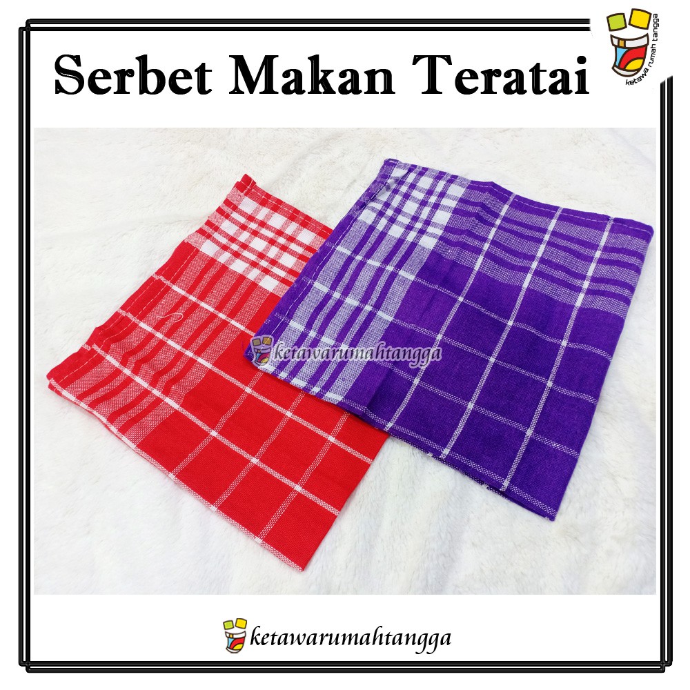 SERBET MAKAN TERATAI | SERBET MAKAN BAGUS MURAH | LAP MAKAN BAGUS MURAH | LAP SERBET BAGUS MURAH