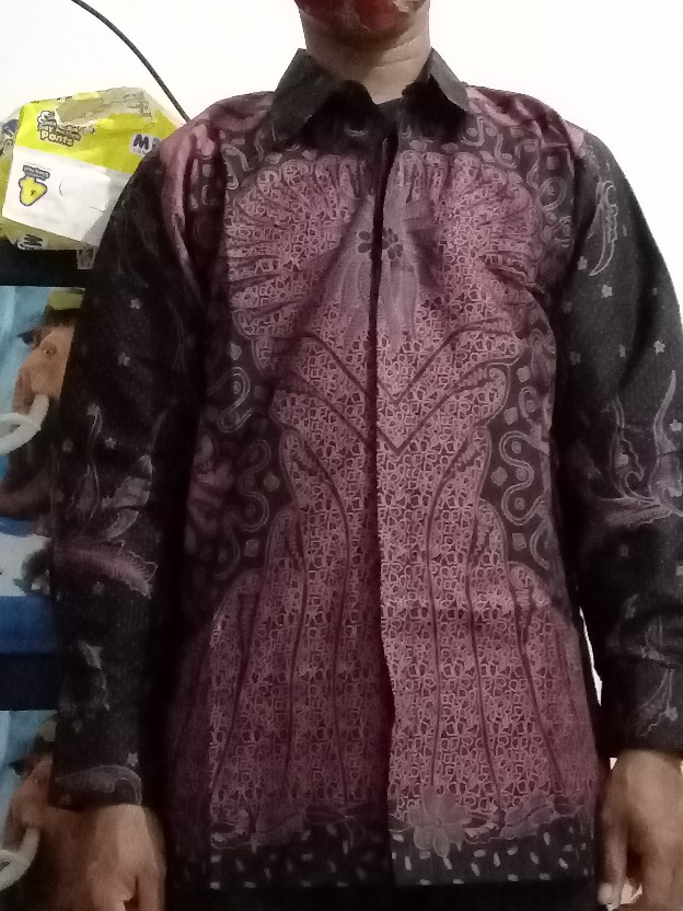 Batik Solo Kemeja Batik Pria Lengan Panjang Lapis Furing Suket Segoro Sm Atasan Modern Premium