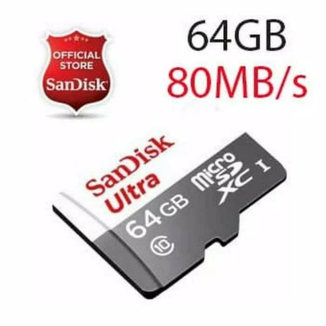 Mmc Sandisk 64 gb Berjayamitragadget