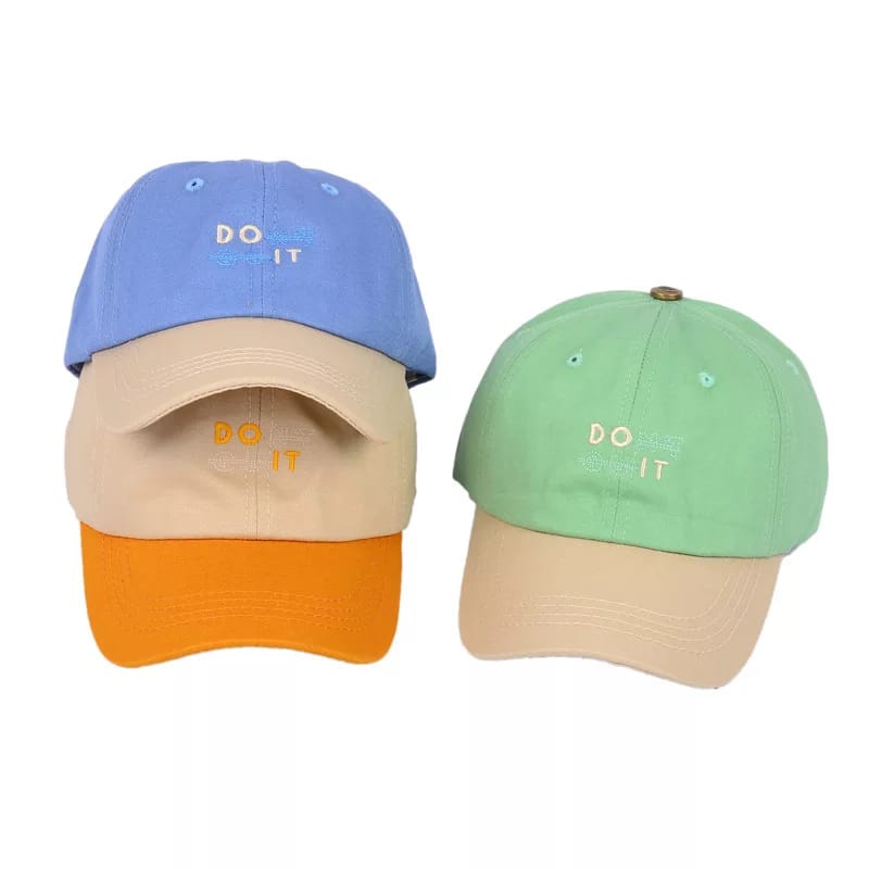 *** MURAH !!! *** JOLIECOLLECTIONS.ID | TOPI BASEBALL ANAK MOTIF DO IT BAHAN REGULER - FASHION HAT KIDS MURAH - PET UNISEX-6