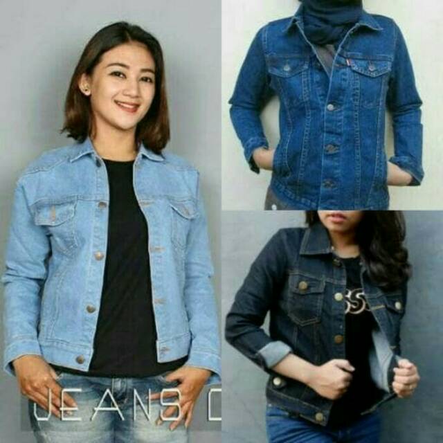 JAKET JEANS LEVIS WANITA/ JAKET LEVIS DENIM CEWEK