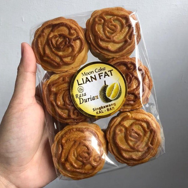 

MOON CAKE MINI HALAL Lien FAT Asli Singkawang durien