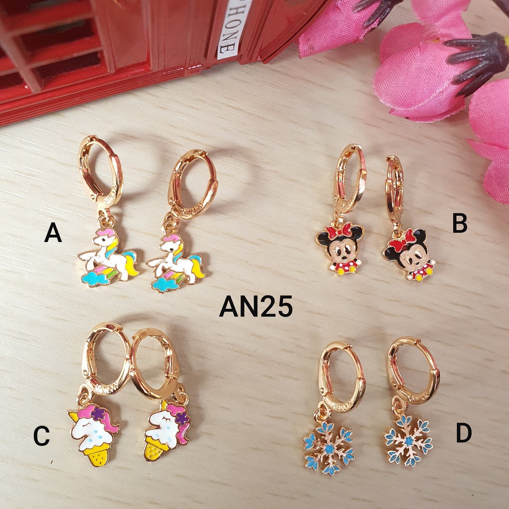  Anting UNICORN  Gold Mewah AN25 Shopee Indonesia