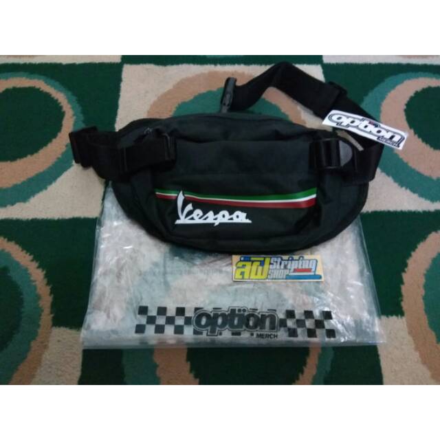 Waistbag vespa team vespa tas pinggang tas slempang New model original option Merch