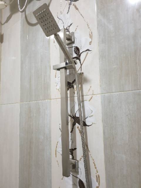 Paket shower tiang + kran bathub panas dingin BANO STAINLESS SUS304