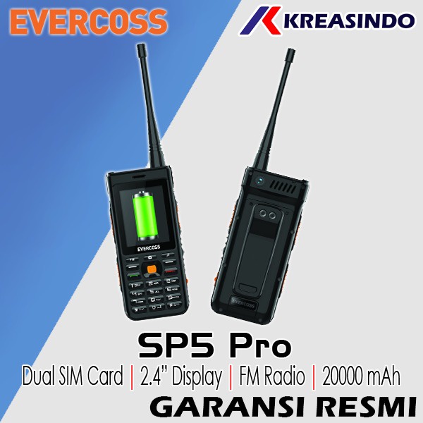 Evercoss SP5 Pro Handy talky adventure Garansi Resmi