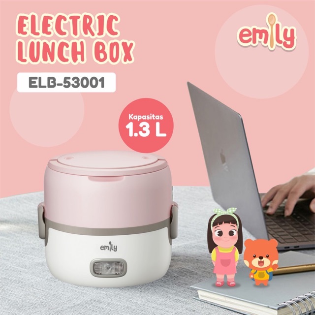 Emily ELB-53002 Electric Lunch Box 1.3L - Emily Electric Lunch Box