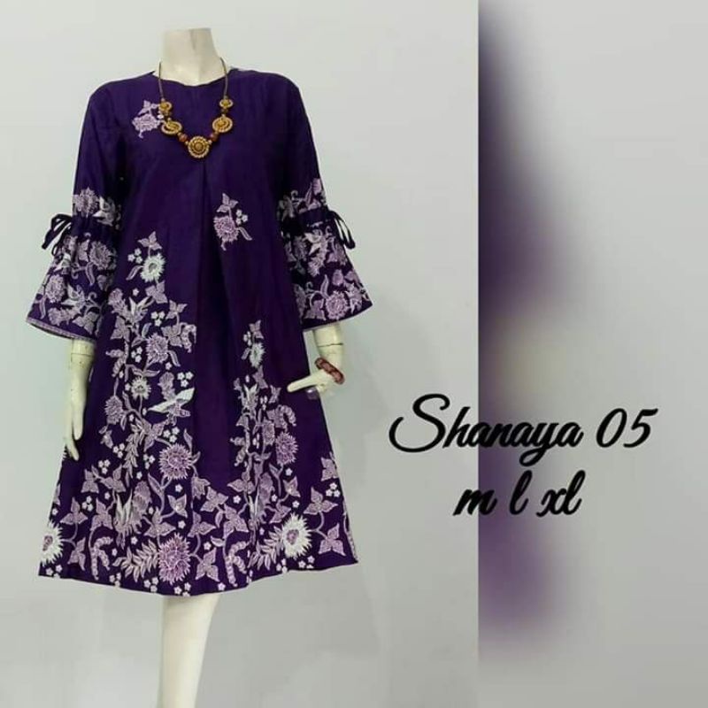 TUNIK BATIK SHANAYA / DRESS BATIK CANTIK TERLARIS