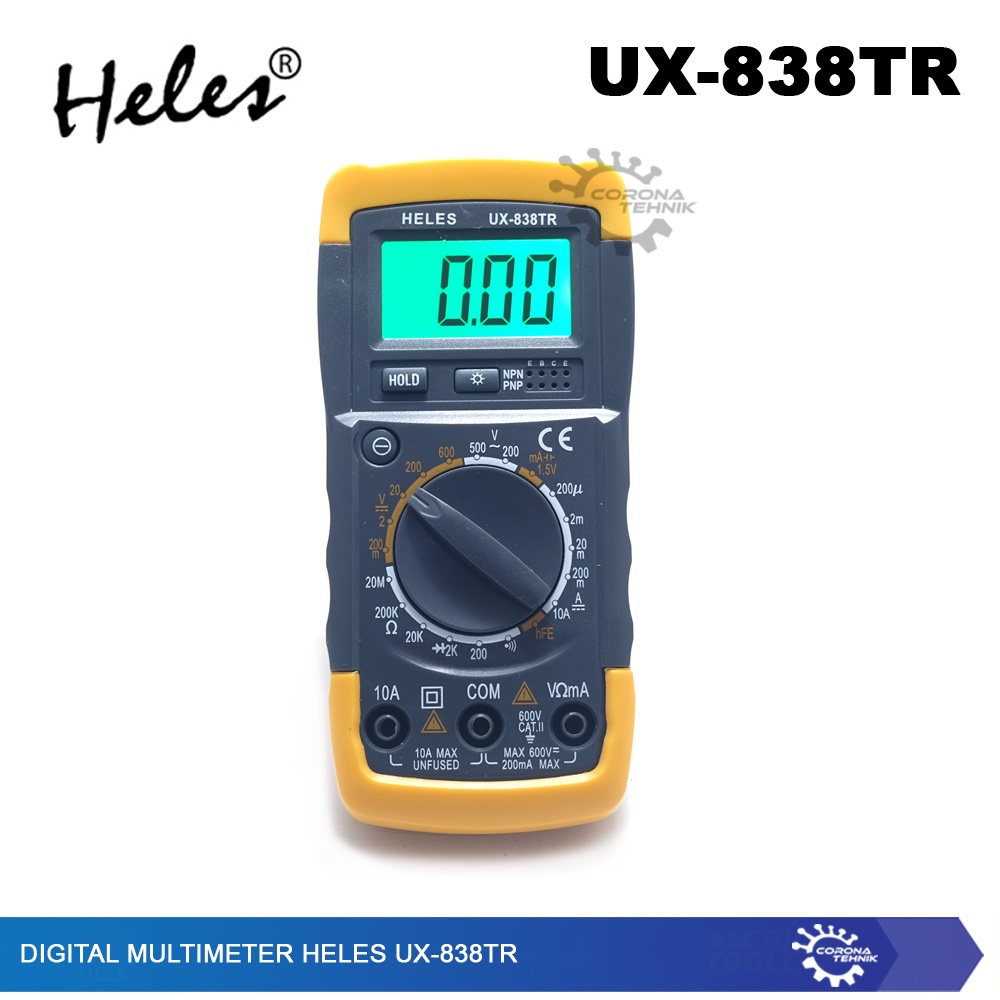 Heles UX-838TR - Multitester Digital