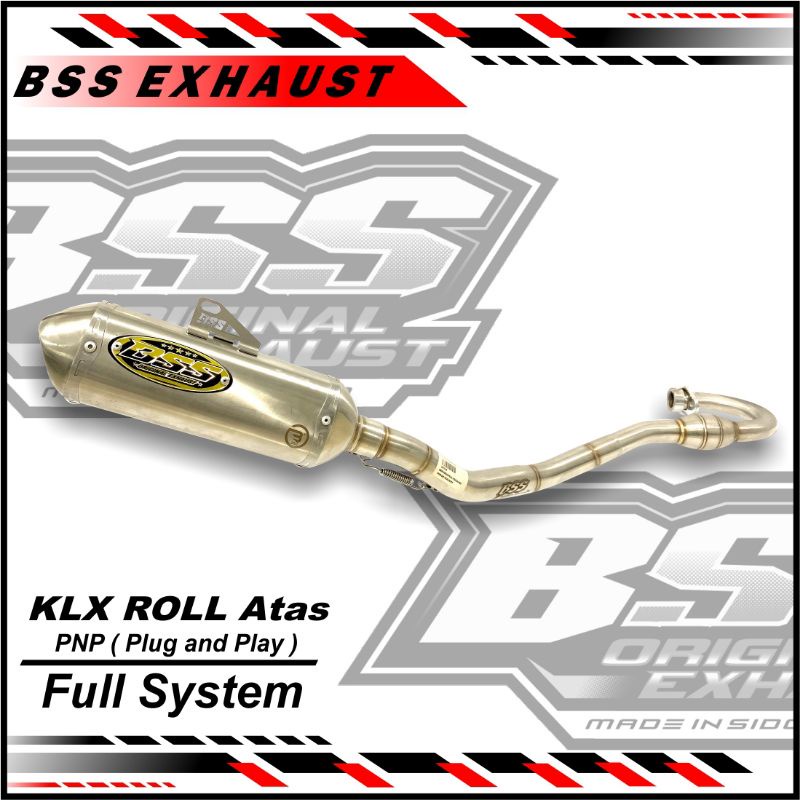 Knalpot BSS KLX Roll Original BSS