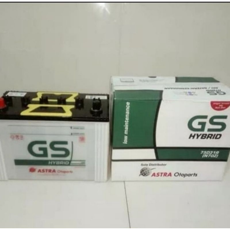 aki batere mobil kijang L300 kuda genset GS Hybrid GS Astra n70z Low maintenance GS Astra hybrid N 7