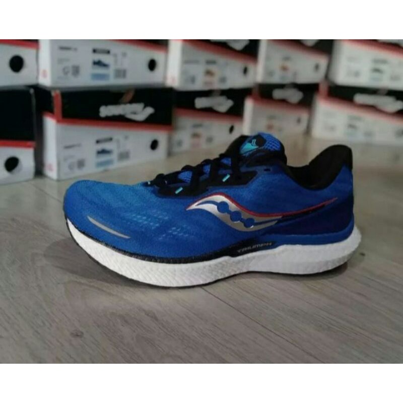 SEPATU-SAUCONY-ORIGINAL-TRIUMPH 19 BLUE