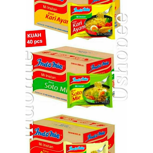 

[1 karton isi 40 bungkus] Indomie mi instant