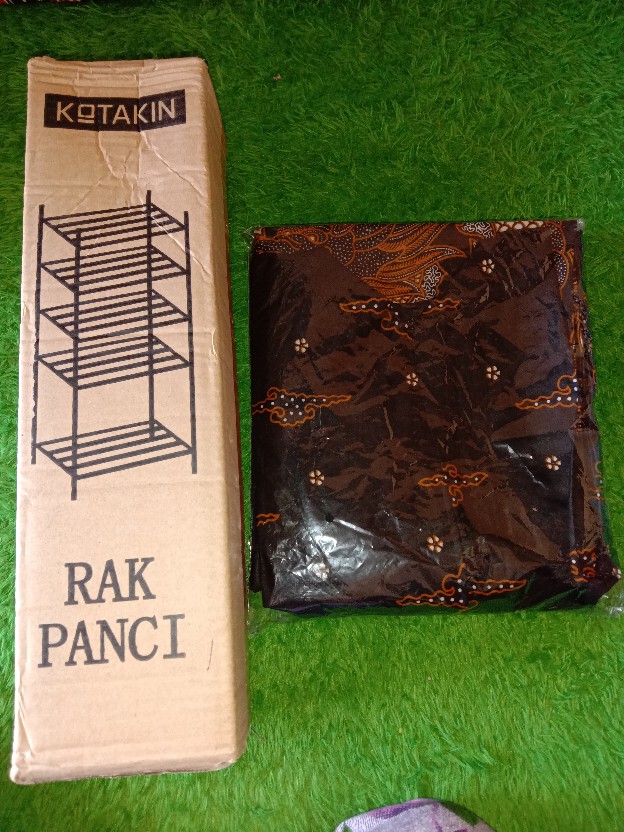 Gamis Batik Sriwedari Maxi Bumil/busui Katun Sogan Allsize Dan Jumbo