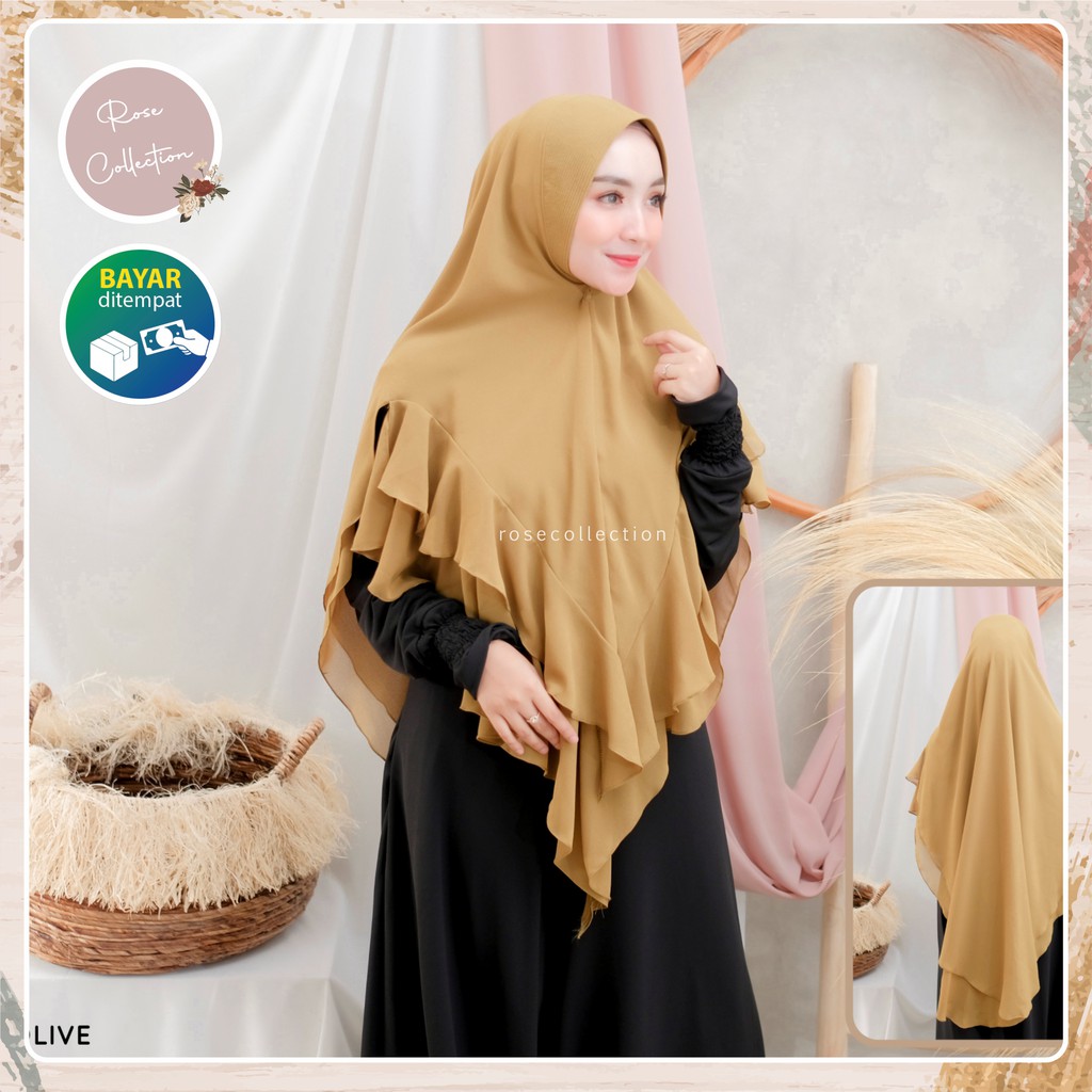 HIJAB KERUDUNG KHIMAR JILBAB SYAR'I KHADIJAH