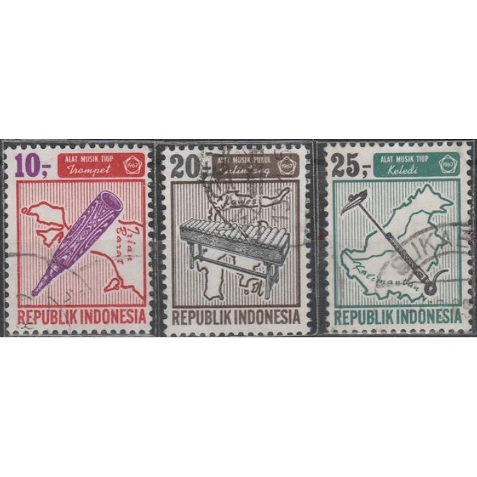 

Perangko Filateli Indonesia 1967 Music Instruments